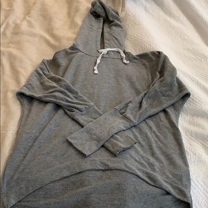 gray hoodie